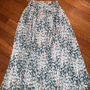 H&M floral Chiffon Maxi Skirt